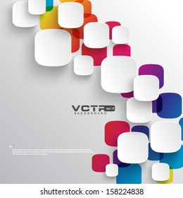 Modern Abstract Squares Background