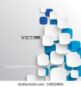 Modern Abstract Squares Background