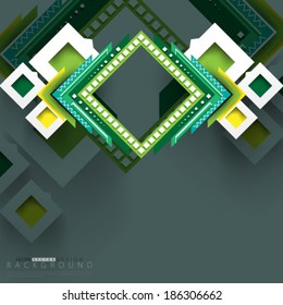 Modern Abstract Squares Background