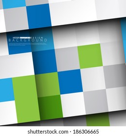Modern Abstract Squares Background