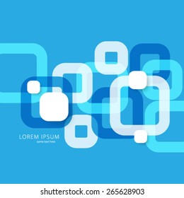 Modern Abstract Squares Background