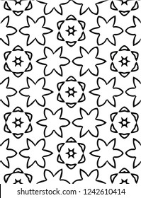 Modern abstract stars decorative vector pattern shape design for creative ideas