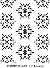 Modern abstract stars shape vector pattern decorative design for many creative ideas