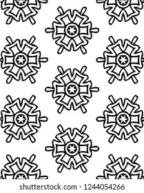 Modern abstract stars shape vector pattern decorative design for many creative ideas