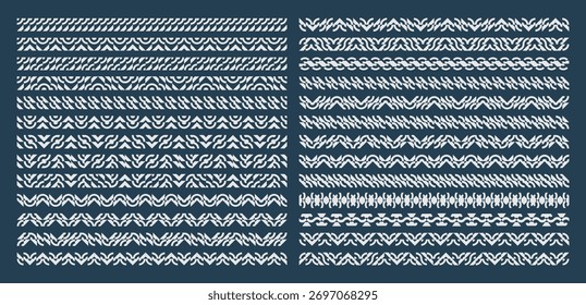 Conjunto moderno de design de separador de forma de faixa abstrata