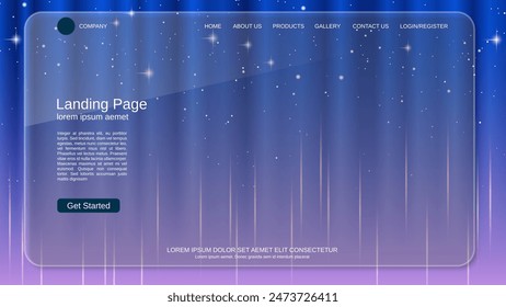 Modern abstract style vector background. Design for presentation, slideshow, landing page, flyer, banner, card, booklet