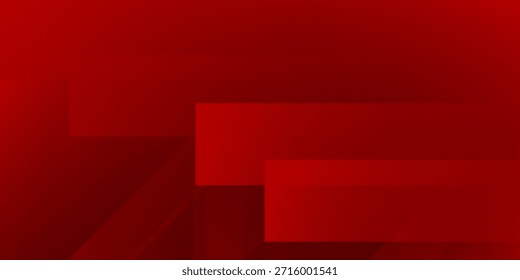 Fondo rojo moderno abstracto de la tecnología. Ilustración vectorial