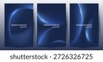 Modern abstract technology background With blue tech banner, corporate business concept, Digital Ads, business presentation or tech event poster