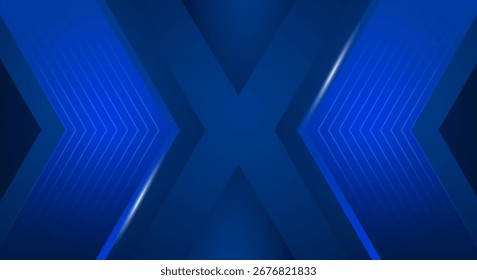 Fondo de tecnología abstracta moderna con gradiente azul. fondo de tecnología azul futurista. fondo de ciencia ficción. Vector