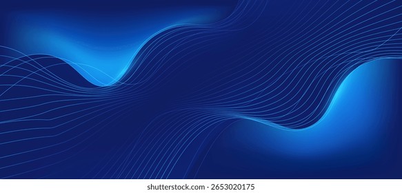 Plano de fundo de tecnologia abstrata moderna. banner de tecnologia para o conceito de negócios corporativos. ilustração de vetor de plano de fundo abstrato de alta tecnologia e negócios ou apresentação