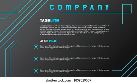 modern abstract technology banner background