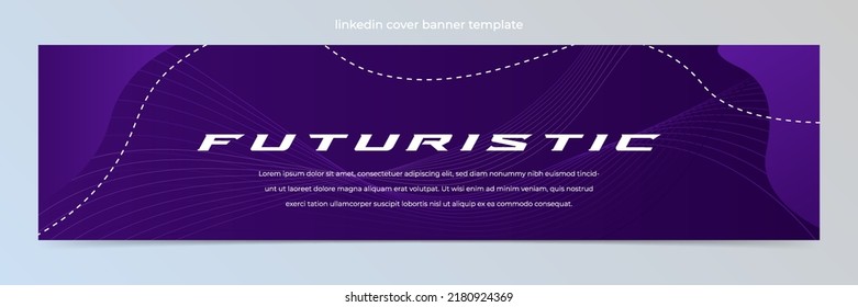 Modern abstract technology  banner template