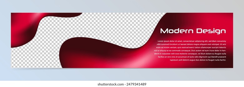 Modern abstract technology banner template	