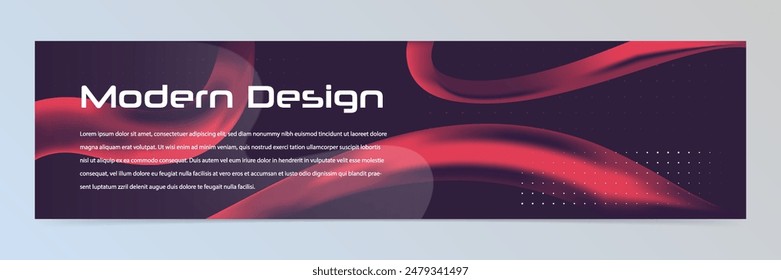 Modern abstract technology banner template	