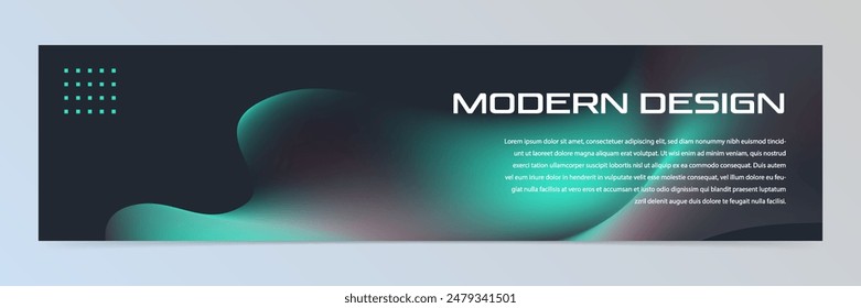 Moderne abstrakte Technologie Banner Vorlage	
