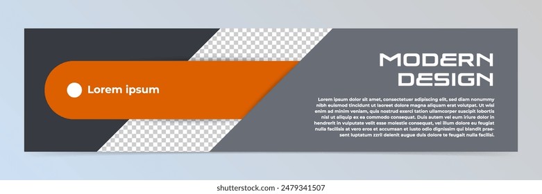 Modern abstract technology banner template	