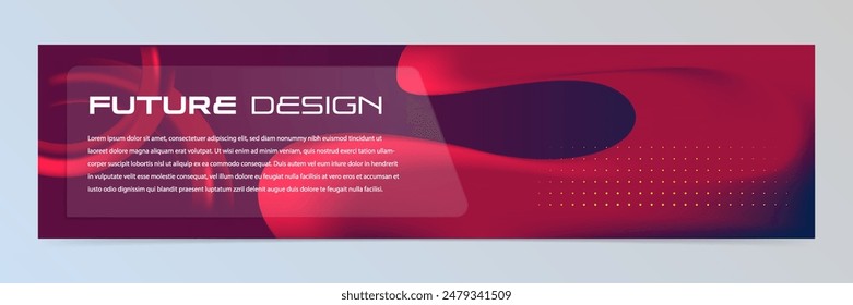 Modern abstract technology banner template	