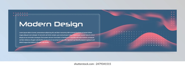 Modern abstract technology banner template	