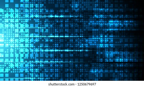 modern abstract technology cyberspace background in concept of hi speed internet,speed movement of particle on cyberspace