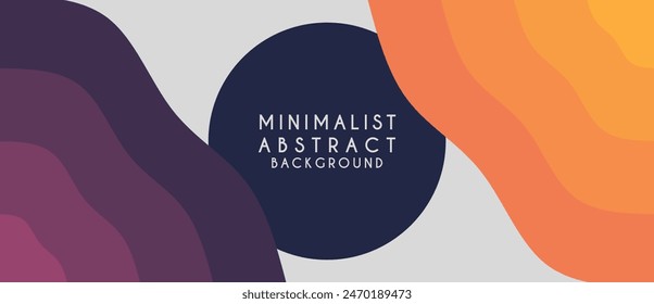 Modern Abstract Template Background. Minimal covers design. Website Page Design. Dynamic shapes composition. Minimal geometric background. 