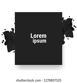 Modern abstract template with broken for celebration design.