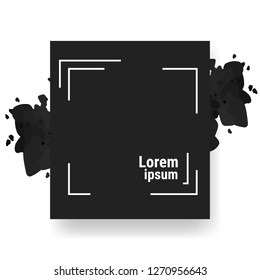 Modern abstract template with broken for celebration design.