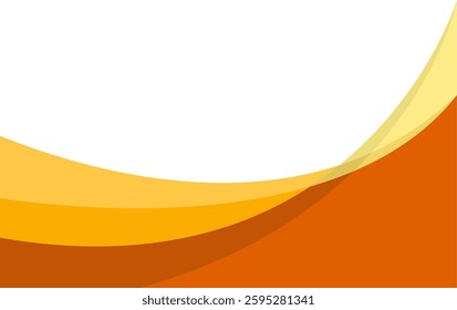 Modern Abstract Template Design Orange Color. Promotional Banner. Beautiful Graphic Design. Dynamic Flyer Design Template