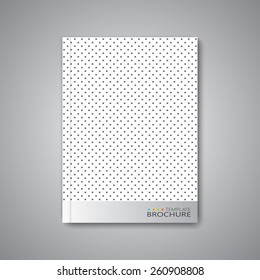 Modern abstract template layout for brochure, magazine, flyer, booklet, cover or report in A4 size for your design and your text . Vector Illustration