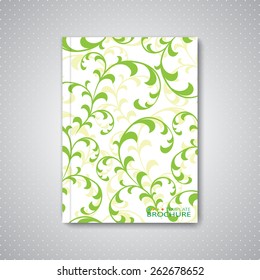 Modern abstract template layout for brochure, magazine, flyer, booklet, cover or report in A4 size for your design and your text . Vector Illustration