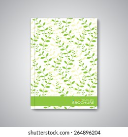 Modern abstract template layout for brochure, magazine, flyer, booklet, cover or report in A4 size for your design and your text . Vector Illustration.