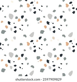 Modern Abstract Terrazzo Seamless Pattern
