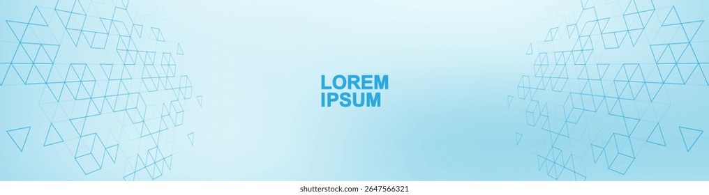 Modern abstract texture background with triangle and hexagonal shapes. Hexagonal geometric pattern for poster, header, web banner, footer, website, presentation