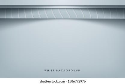 Modern abstract texture silver layers background. Clean design composition..