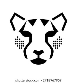 Arte de diseño de cabeza de tigre Abstractas moderno