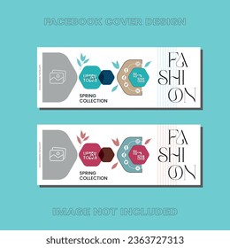 Modernes abstraktes Design für die Zeitleiste, Social-Media-Banner und Webbanner-Vorlagen.