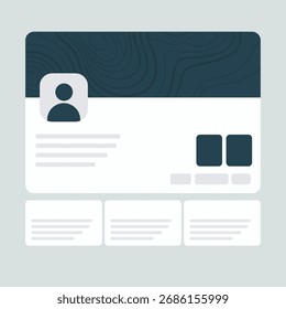 Modern abstract topographic pattern, soft beige background, flowing contour lines, elegant minimalist style, ideal for posters, packaging, and presentations