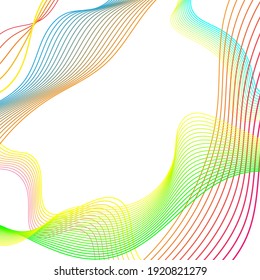 Modern abstract transparent graphic design lines. beautiful fashion transition wave layout template. Vector illustration