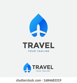 modern abstract travel logo template awesome