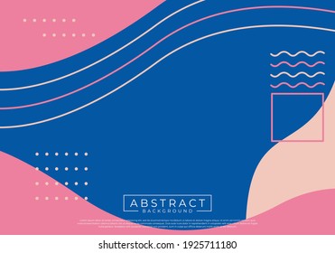 Modern abstract trendy background. Great design for postcard, banner, brochure, wall decoration.