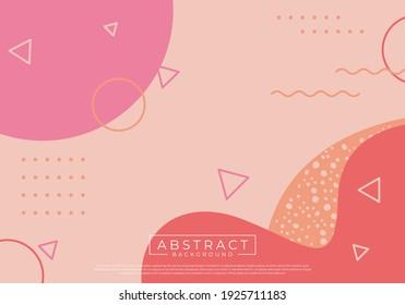 Modern abstract trendy background. Great design for postcard, banner, brochure, wall decoration.