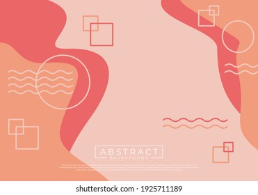 Modern abstract trendy background. Great design for postcard, banner, brochure, wall decoration.