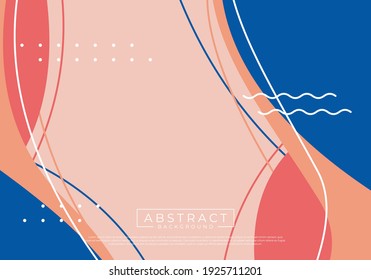 Modern abstract trendy background. Great design for postcard, banner, brochure, wall decoration.