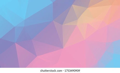 Modern Abstract Trendy Low Poly Vector Background