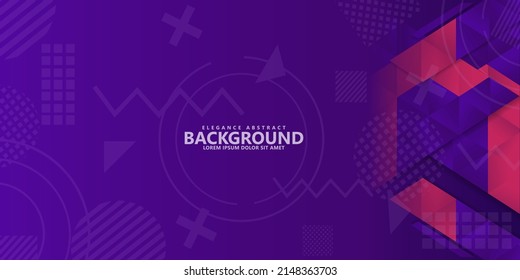 Modern abstract triangle background with combination hipster ornament for brochure, flyer or presentation design, vector illustration.