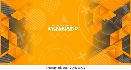 Modern abstract triangle background with combination hipster ornament for brochure, flyer or presentation design, vector illustration.
