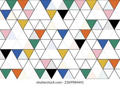 Fondo de diseño de triángulo abstracto moderno. Plantilla de portada creativa para empresas. Ilustración del vector