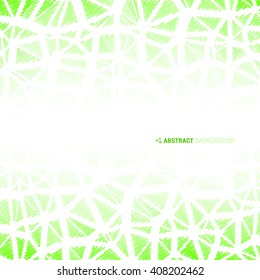 Modern abstract triangle made with lines. Vector illustration EPS 10.