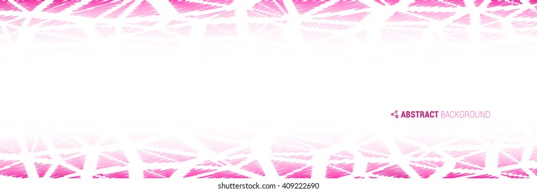 Modern abstract triangle made with lines. Vector illustration EPS 10.