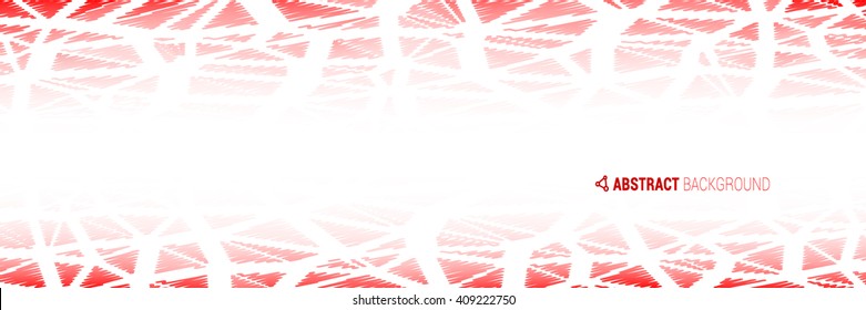 Modern abstract triangle made with lines. Vector illustration EPS 10.