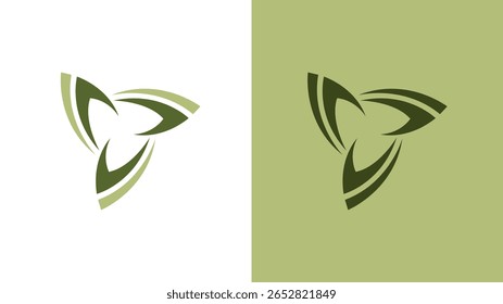 Design moderno do logotipo do círculo tribal abstrato na terra, ícone do vetor geométrico para branding, identidade de negócios, web, aplicativo, marketing, empresa criativa, emblema elegante e uso de design gráfico profissional
